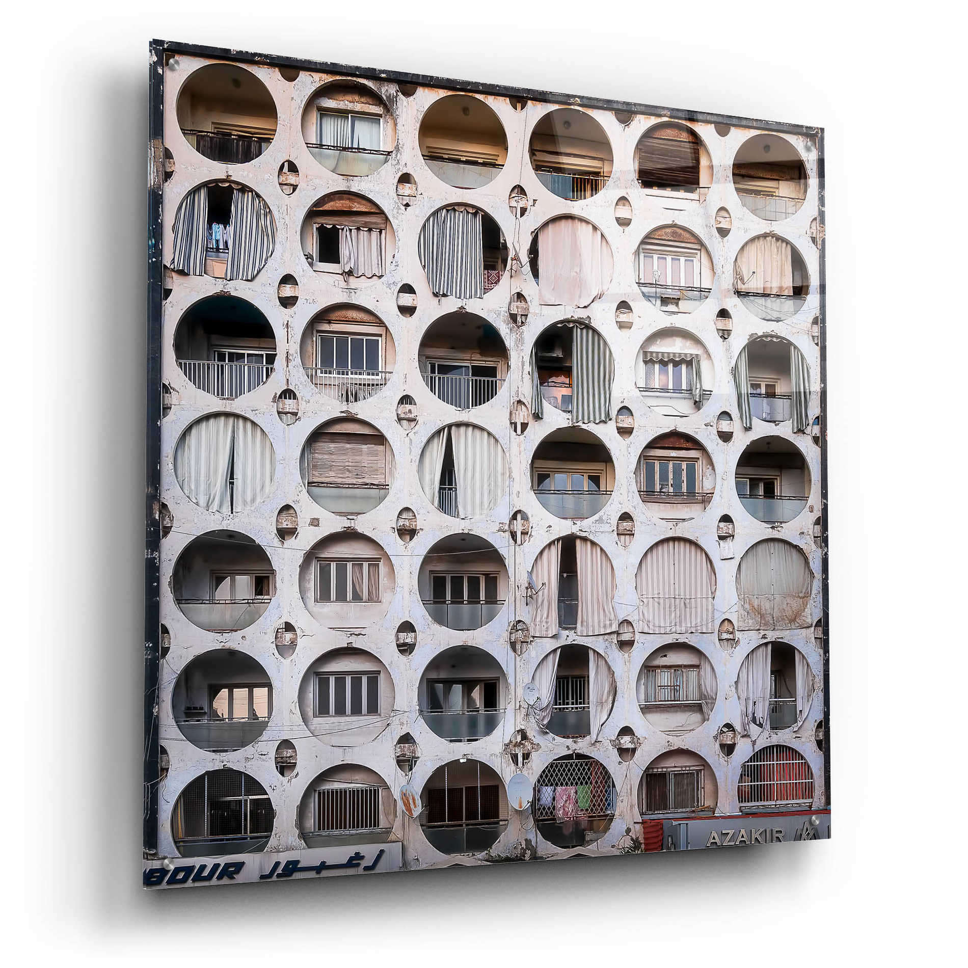 Epic Art 'Oval Appartments' by Roman Robroek Acrylic Glass Wall Art,36x36