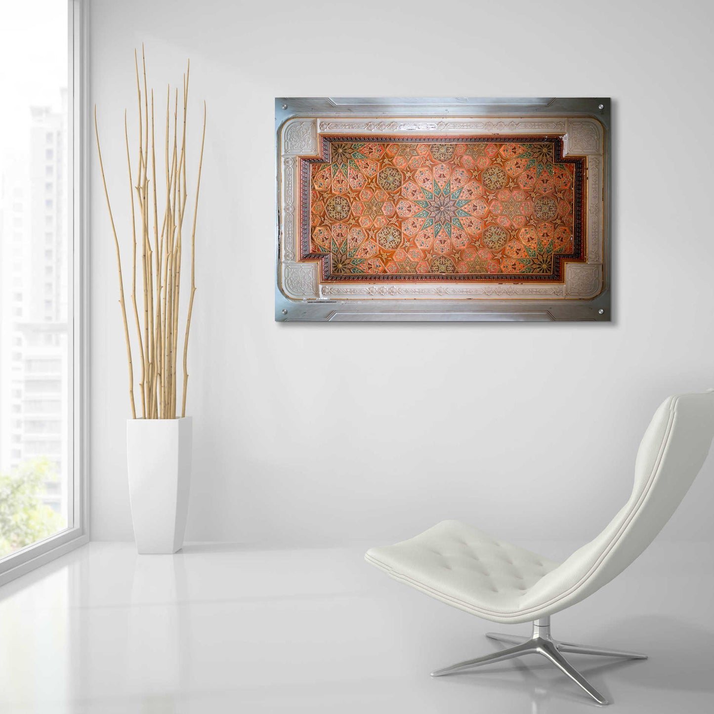 Epic Art 'Sursock Ceiling' by Roman Robroek Acrylic Glass Wall Art,36x24