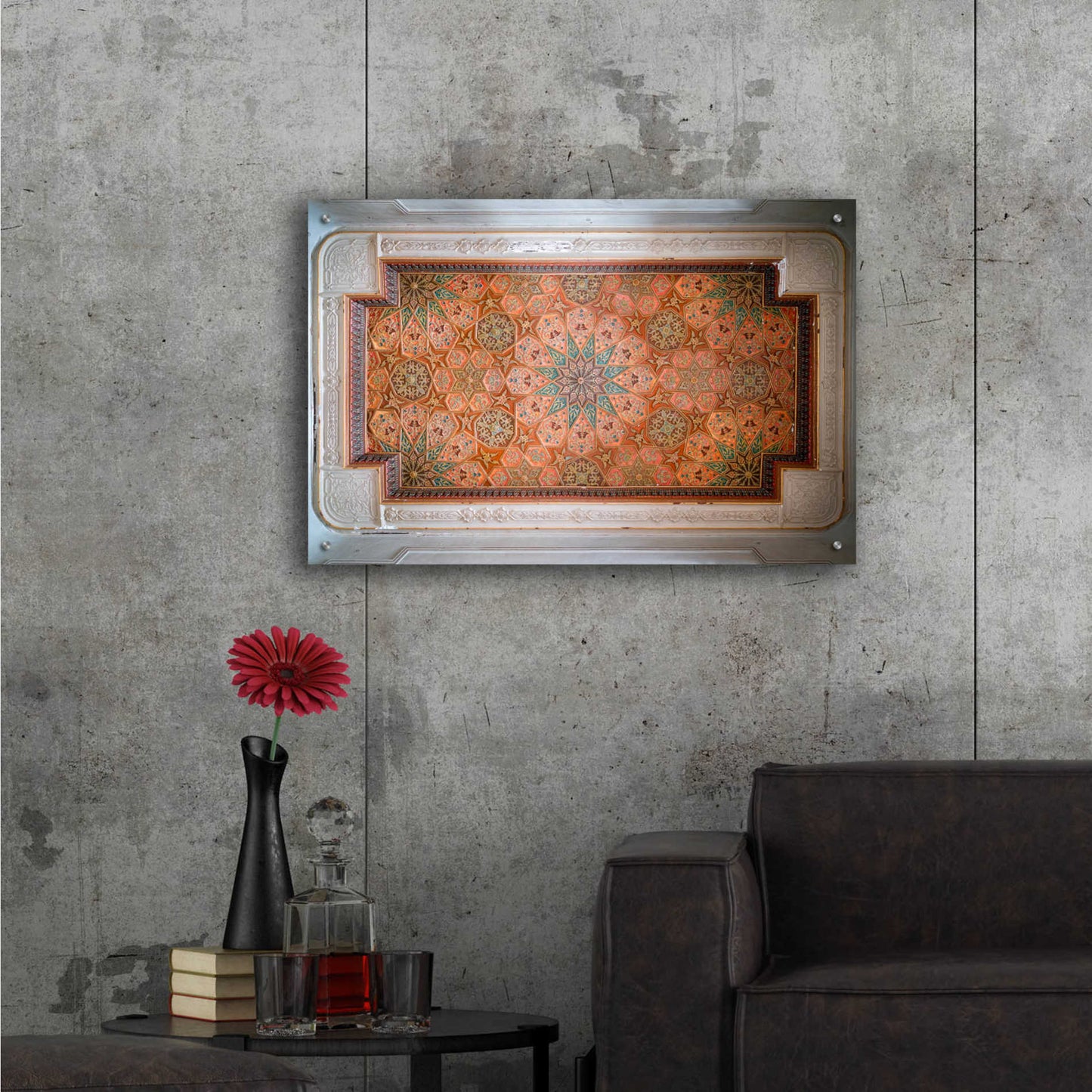 Epic Art 'Sursock Ceiling' by Roman Robroek Acrylic Glass Wall Art,36x24