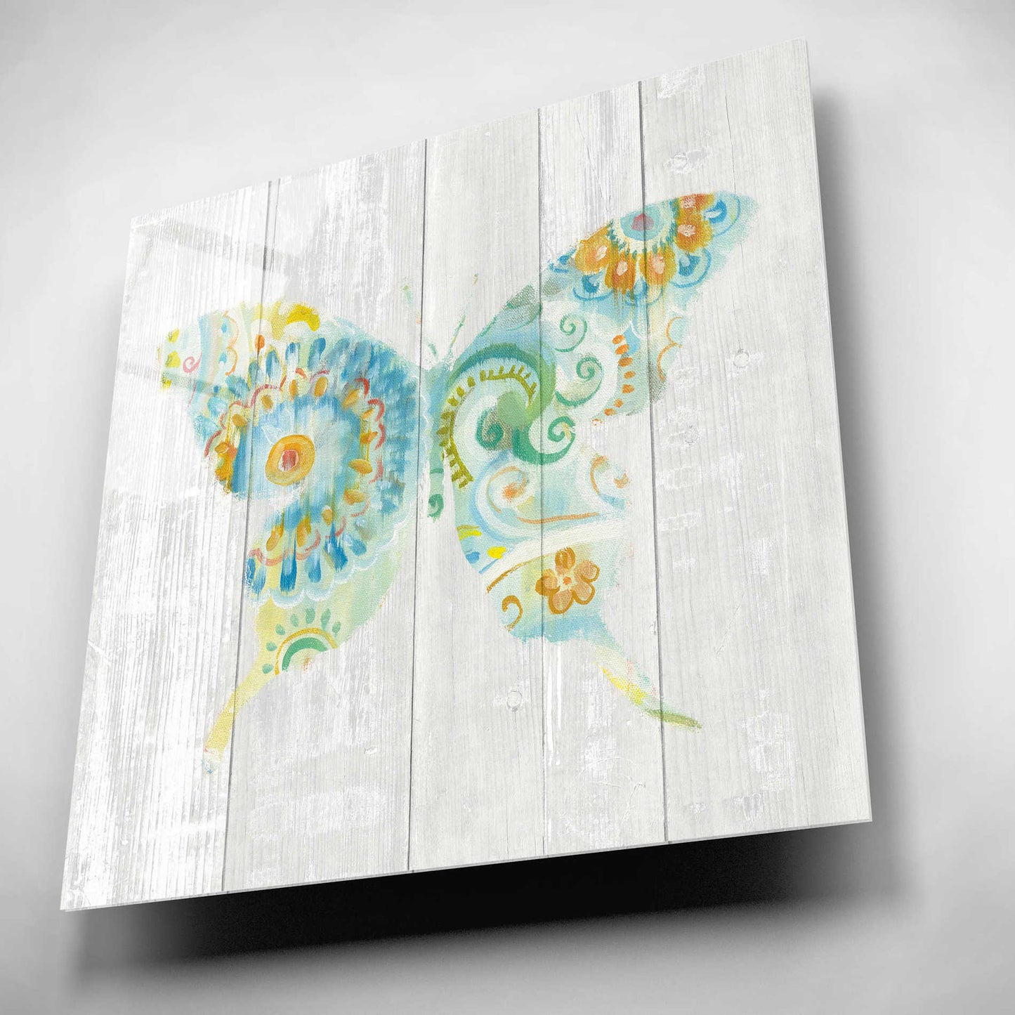 Epic Art 'Spring Dream Paisley IX' by Danhui Nai, Acrylic Glass Wall Art,12x12