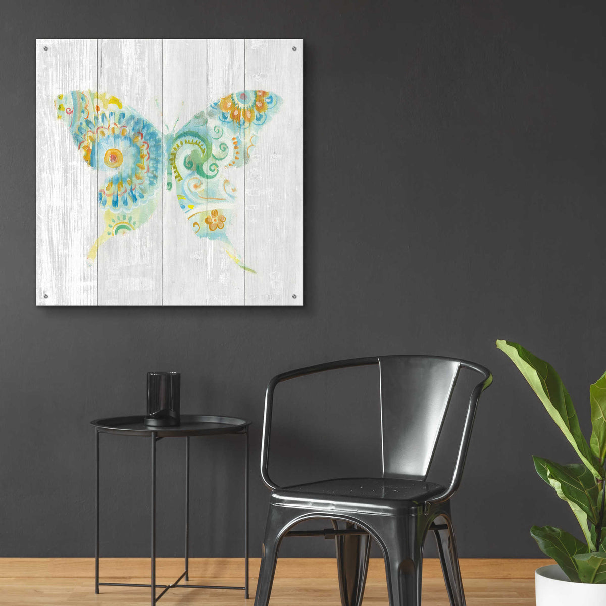 Epic Art 'Spring Dream Paisley IX' by Danhui Nai, Acrylic Glass Wall Art,36x36