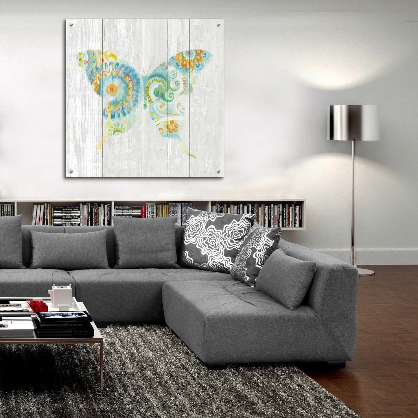 Epic Art 'Spring Dream Paisley IX' by Danhui Nai, Acrylic Glass Wall Art,36x36
