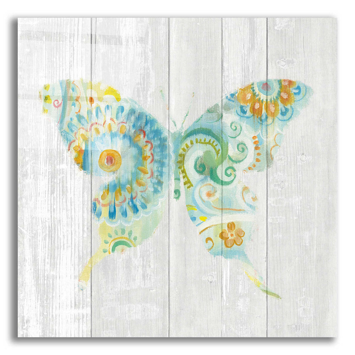 Epic Art 'Spring Dream Paisley IX' by Danhui Nai, Acrylic Glass Wall Art