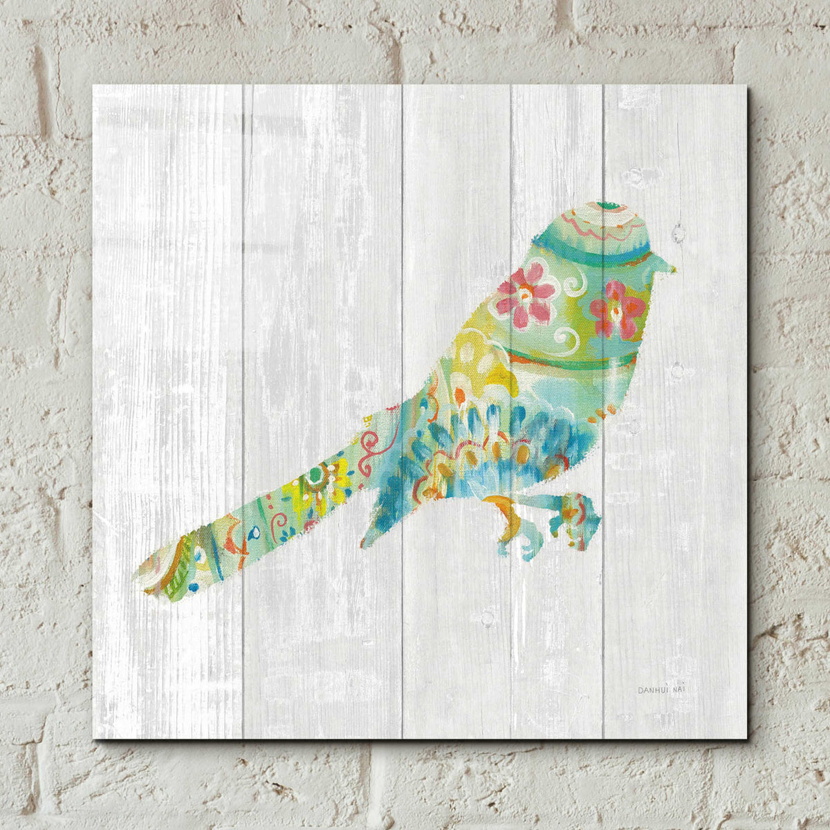 Epic Art 'Spring Dream Paisley X' by Danhui Nai, Acrylic Glass Wall Art,12x12