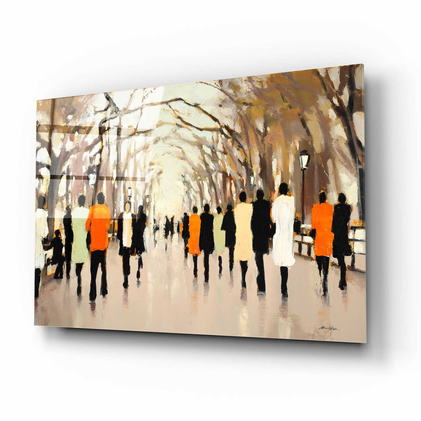 Epic Art  'Poet's Walk'  by Lorraine Christie, Acrylic Glass Wall Art,16x12