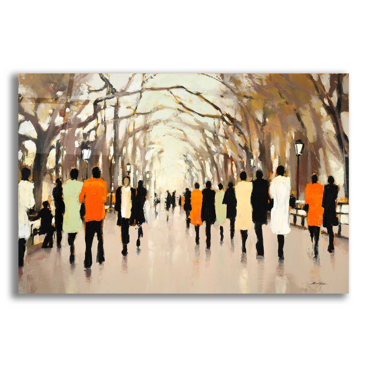 Epic Art  'Poet's Walk'  by Lorraine Christie, Acrylic Glass Wall Art,16x12