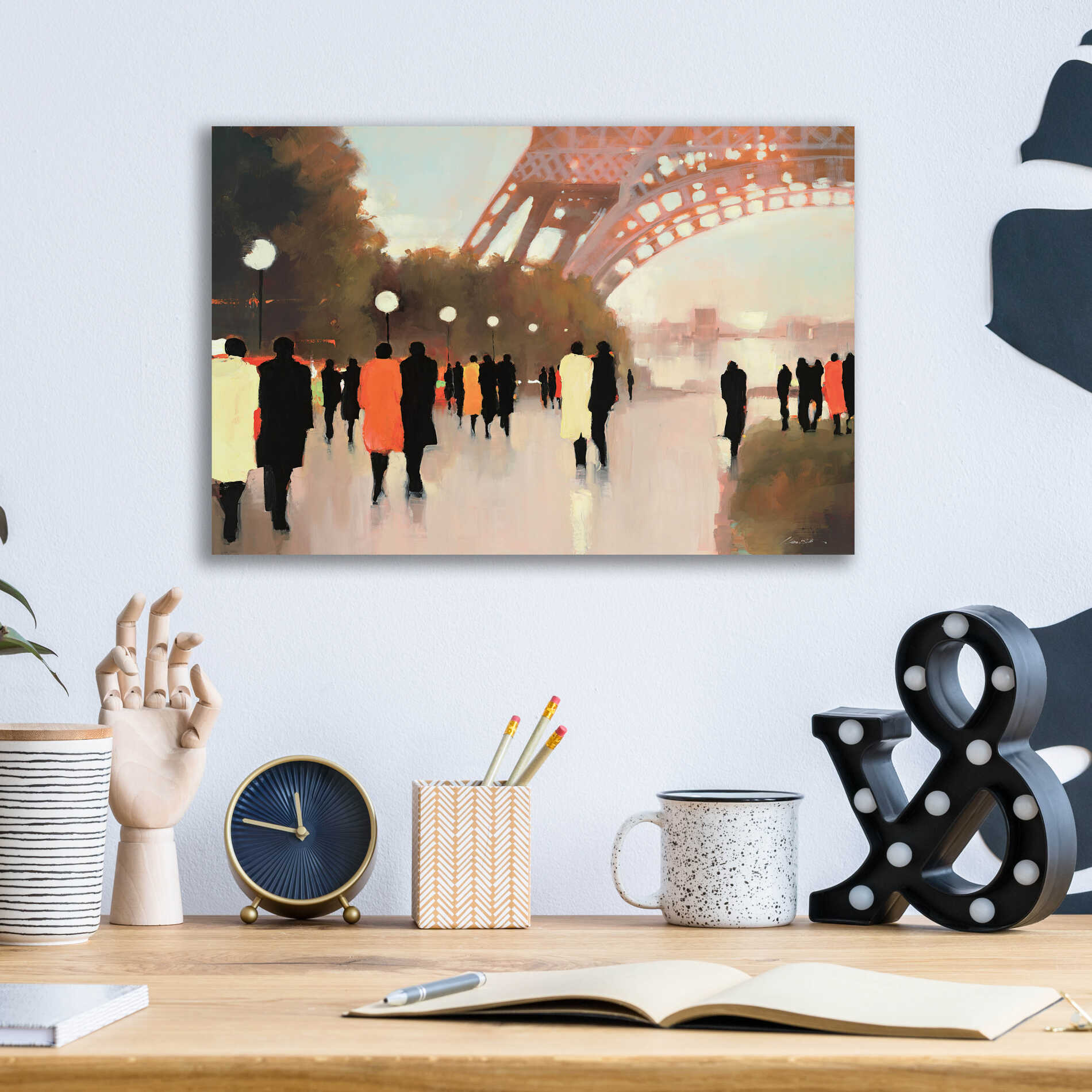 Epic Art  'Paris Remembered'  by Lorraine Christie, Acrylic Glass Wall Art,16x12