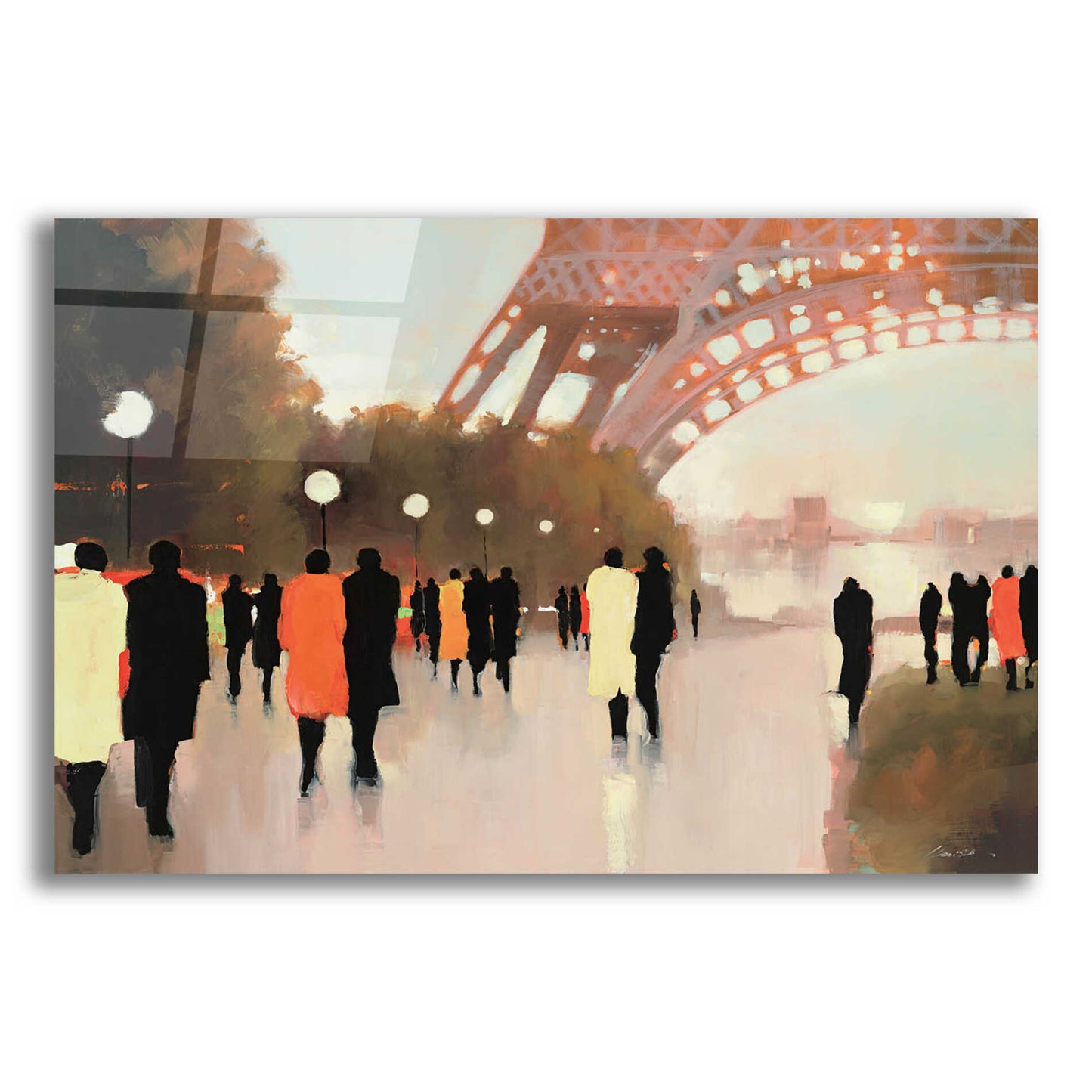 Epic Art  'Paris Remembered'  by Lorraine Christie, Acrylic Glass Wall Art,16x12