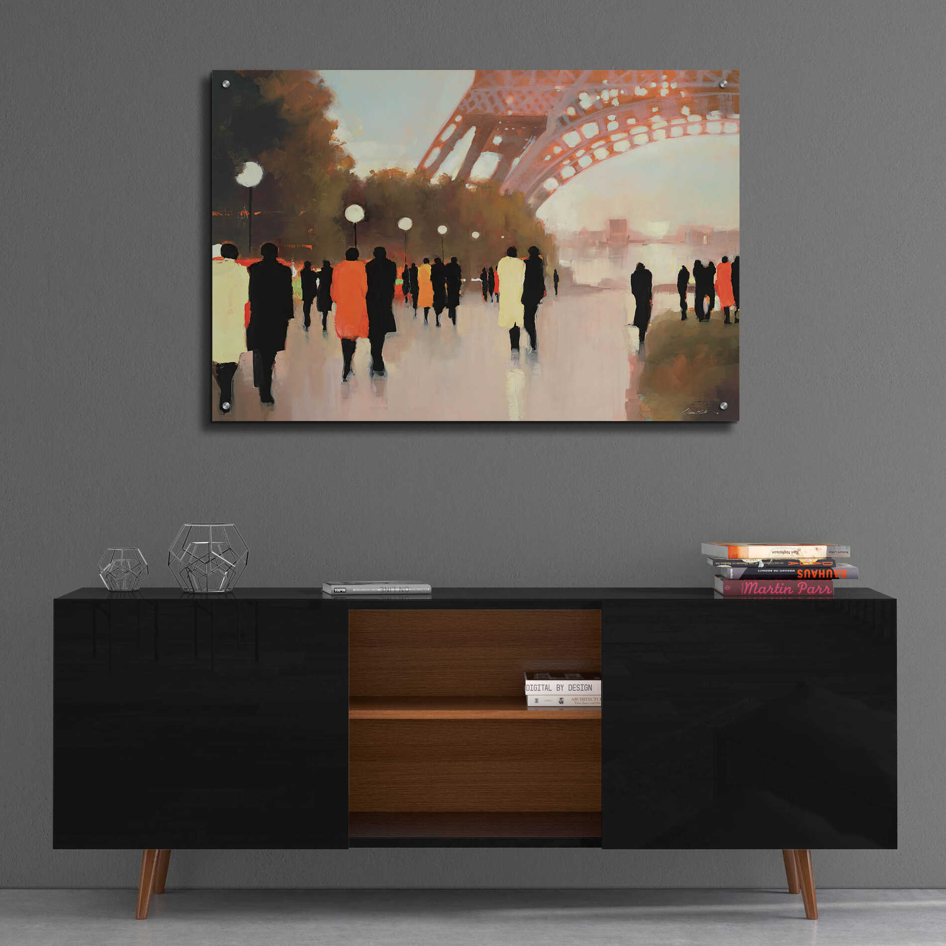 Epic Art  'Paris Remembered'  by Lorraine Christie, Acrylic Glass Wall Art,36x24