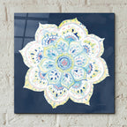 Epic Art 'Jaipur VI Navy' by Danhui Nai, Acrylic Glass Wall Art,12x12