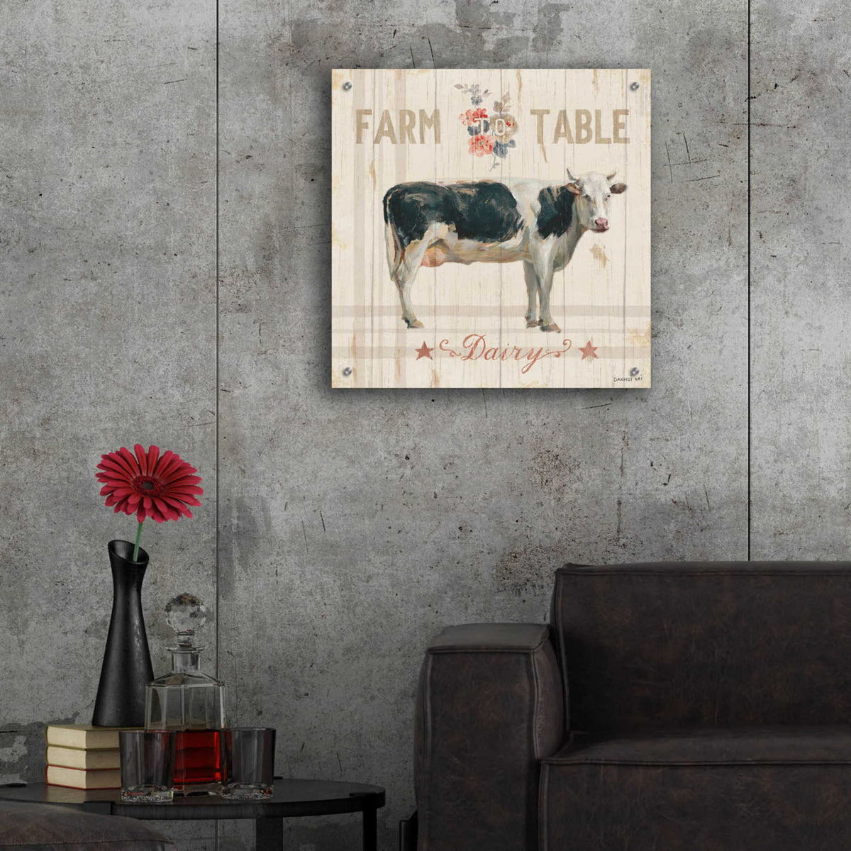 Epic Art 'Farm Patchwork V' by Danhui Nai, Acrylic Glass Wall Art,24x24