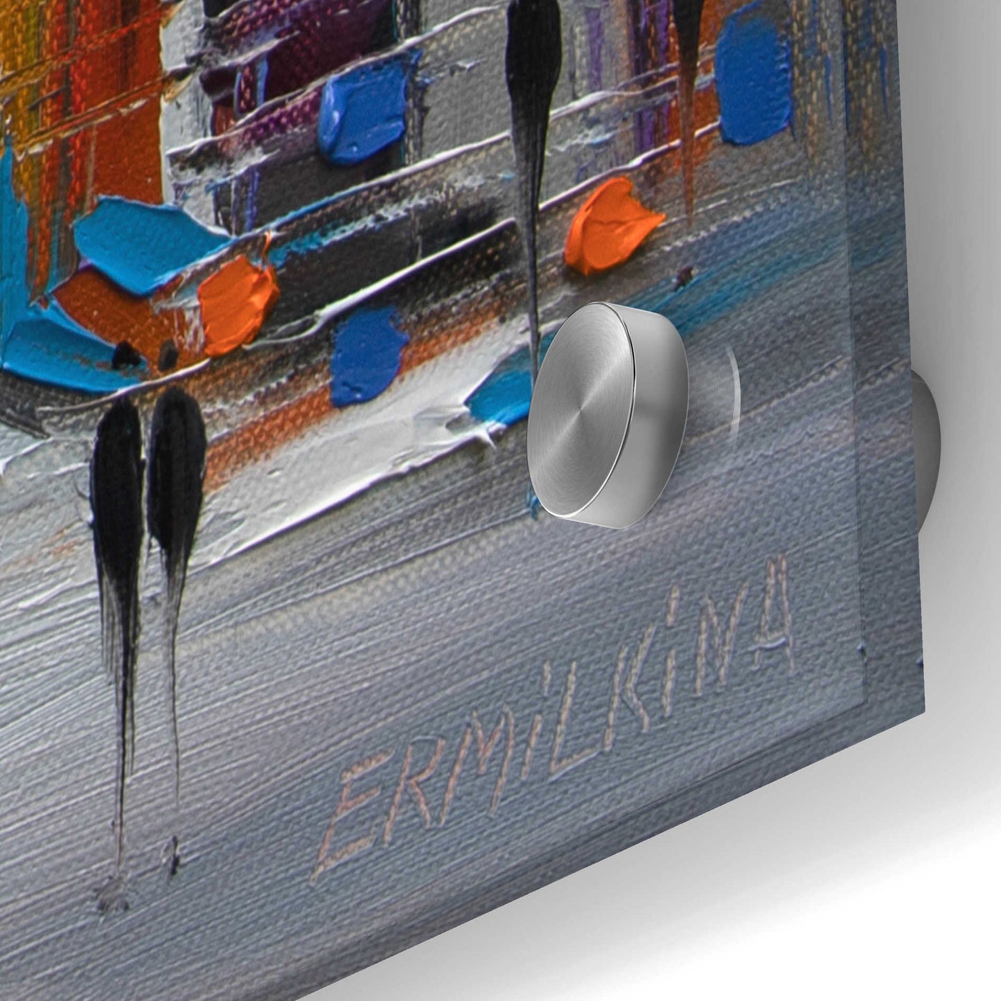 Epic Art 'Cityscape' by Ekaterina Ermilkina Acrylic Glass Wall Art,36x36