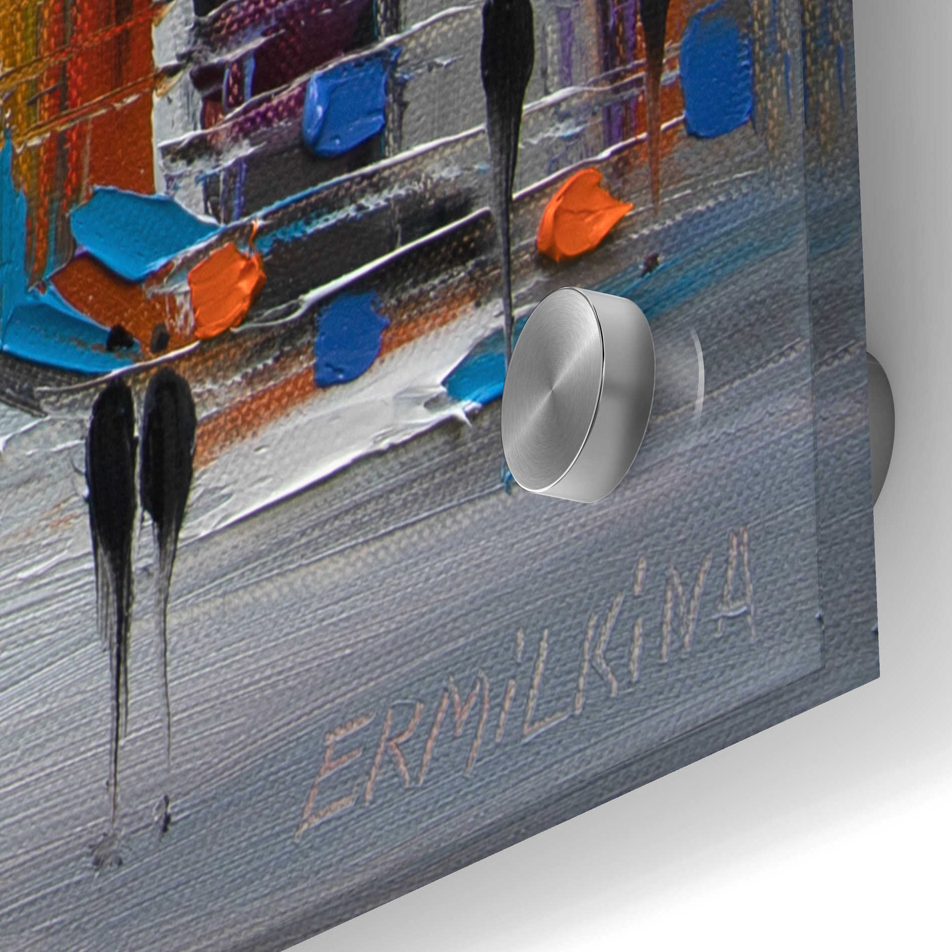 Epic Art 'Cityscape' by Ekaterina Ermilkina Acrylic Glass Wall Art,36x36