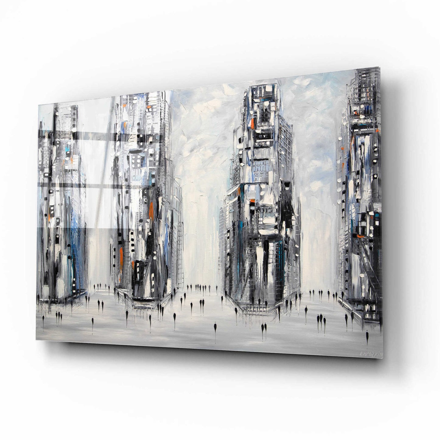 Epic Art 'In New York City' by Ekaterina Ermilkina Acrylic Glass Wall Art,16x12