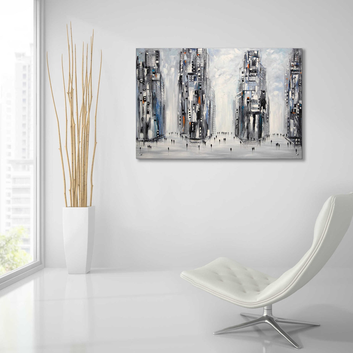 Epic Art 'In New York City' by Ekaterina Ermilkina Acrylic Glass Wall Art,36x24