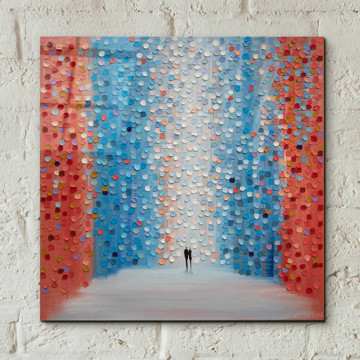 Epic Art 'Saturday Sunset' by Ekaterina Ermilkina Acrylic Glass Wall Art,12x12