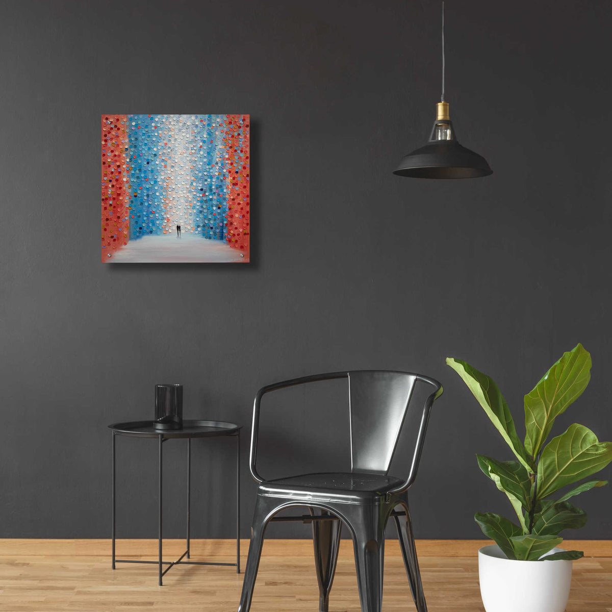 Epic Art 'Saturday Sunset' by Ekaterina Ermilkina Acrylic Glass Wall Art,24x24