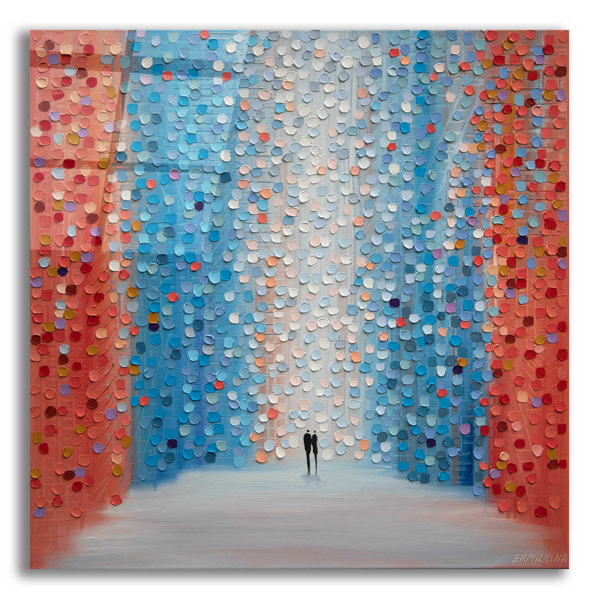 Epic Art 'Saturday Sunset' by Ekaterina Ermilkina Acrylic Glass Wall Art