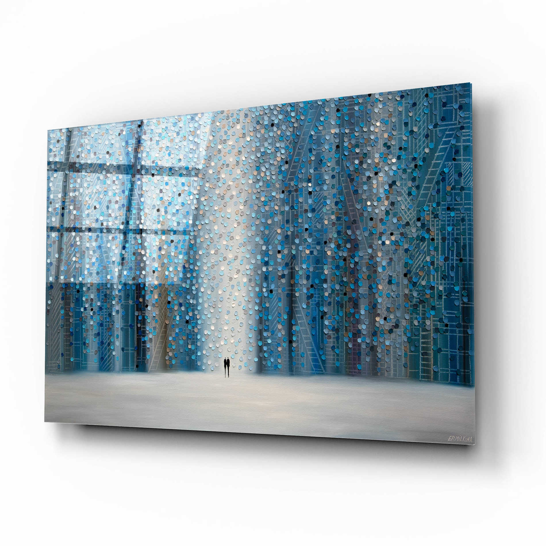 Epic Art 'Sounds Of The Rain' by Ekaterina Ermilkina Acrylic Glass Wall Art,16x12