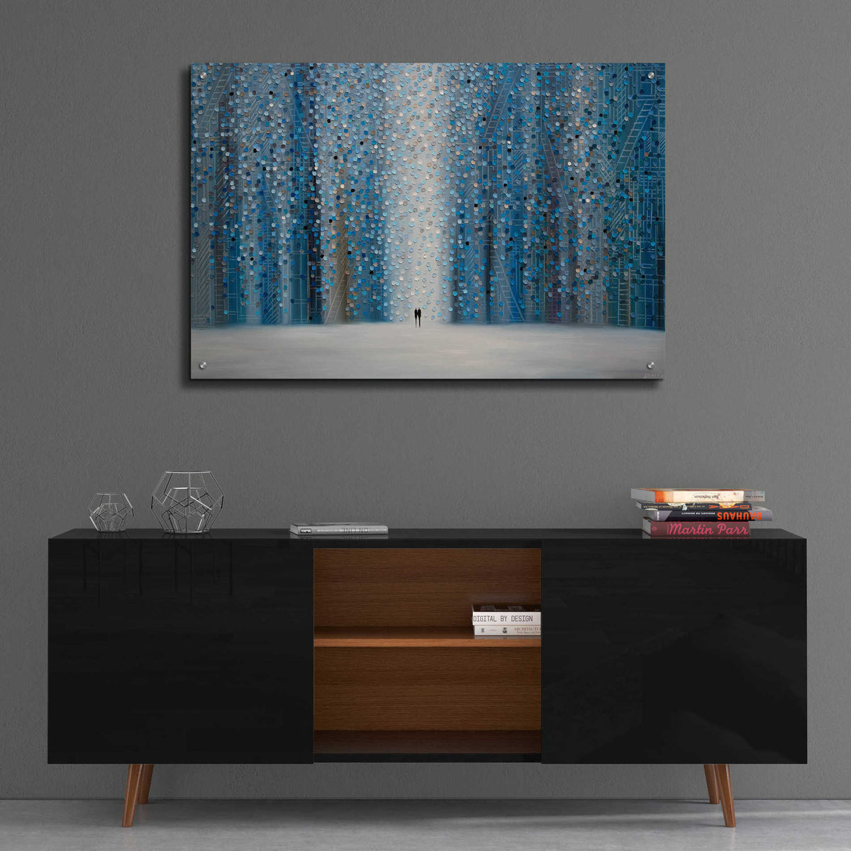 Epic Art 'Sounds Of The Rain' by Ekaterina Ermilkina Acrylic Glass Wall Art,36x24