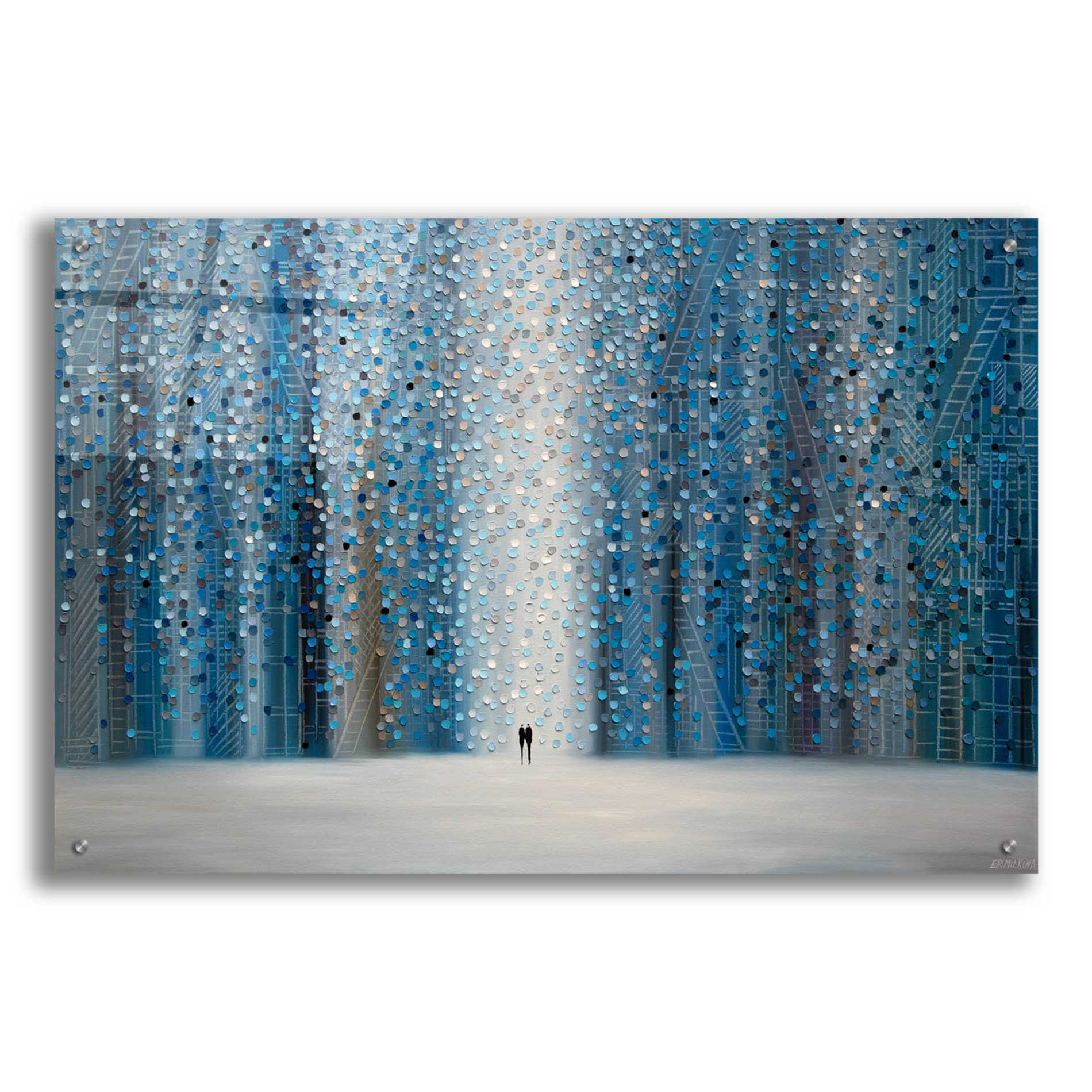Epic Art 'Sounds Of The Rain' by Ekaterina Ermilkina Acrylic Glass Wall Art,36x24
