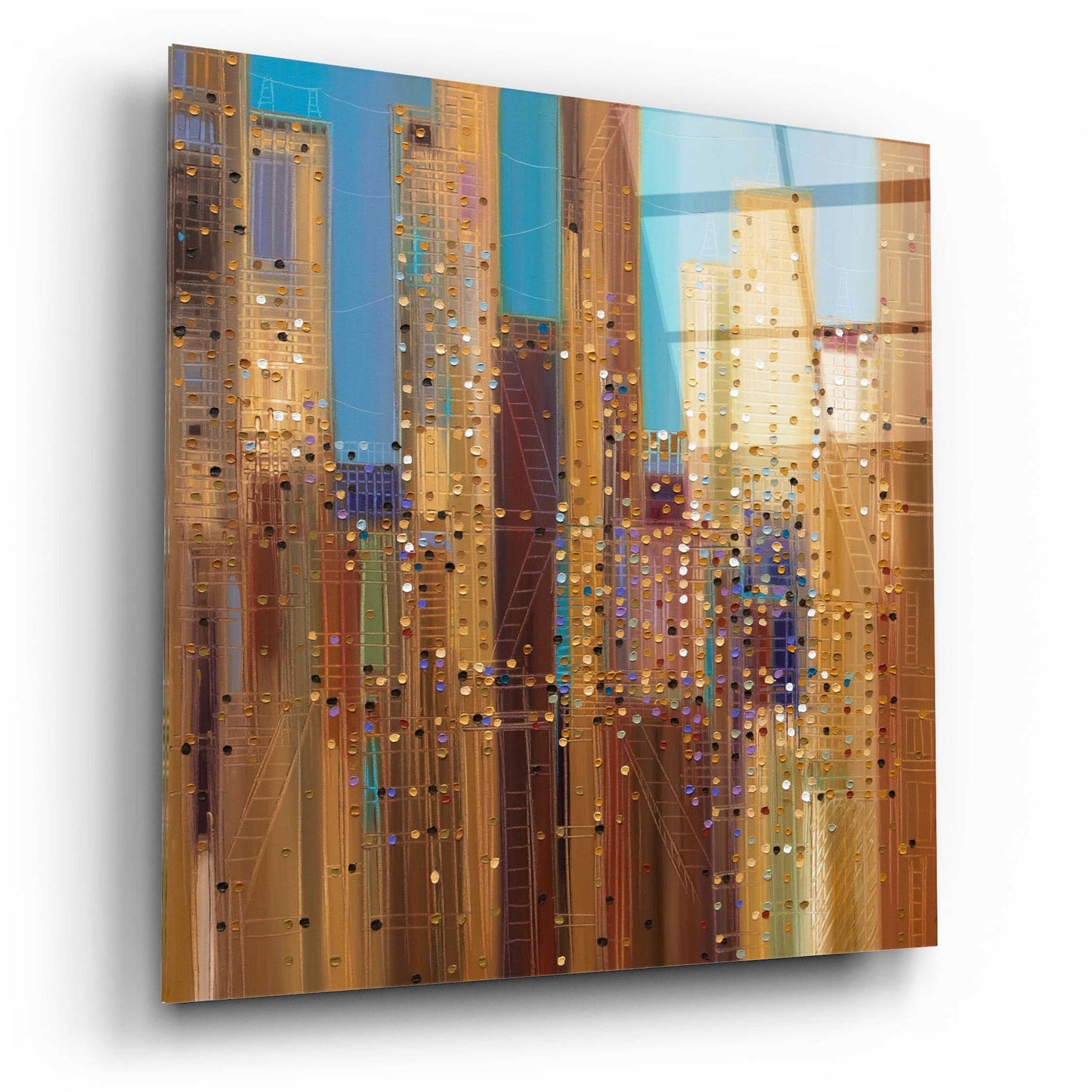 Epic Art 'Urban Empire' by Ekaterina Ermilkina Acrylic Glass Wall Art,12x12