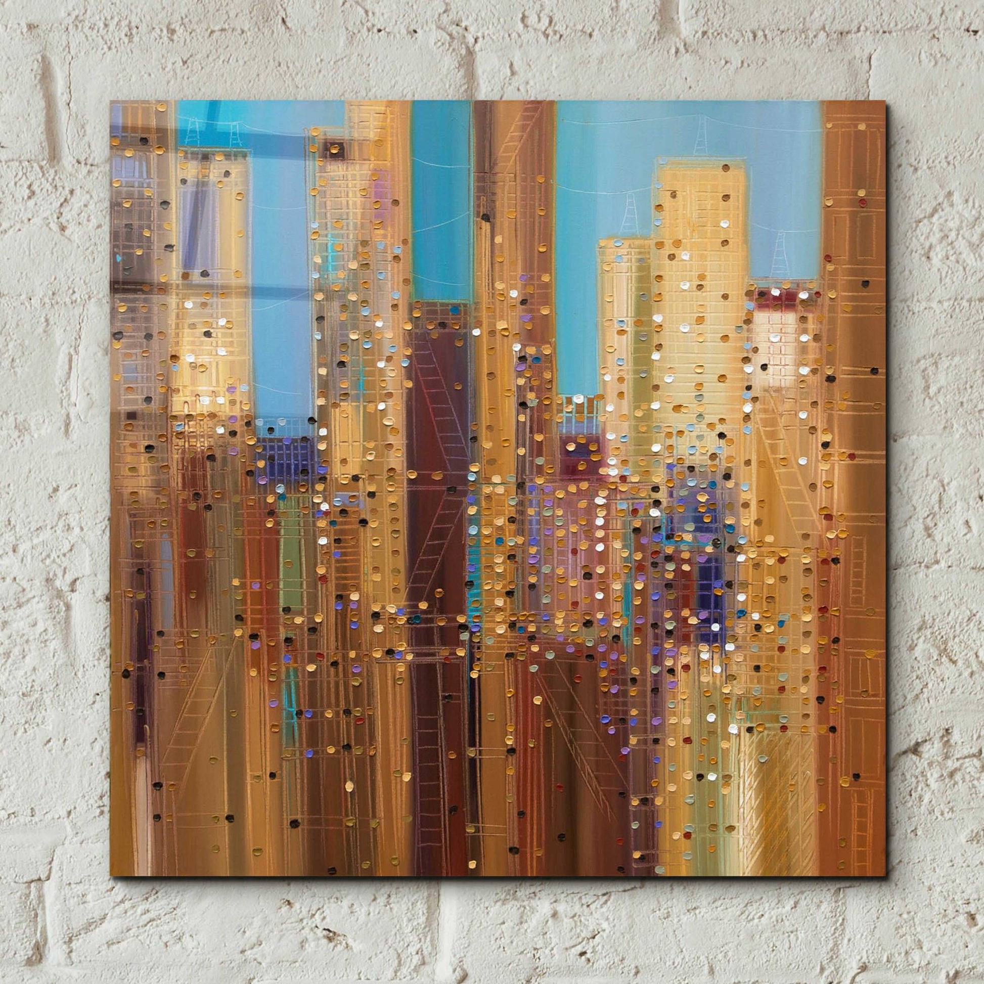 Epic Art 'Urban Empire' by Ekaterina Ermilkina Acrylic Glass Wall Art,12x12