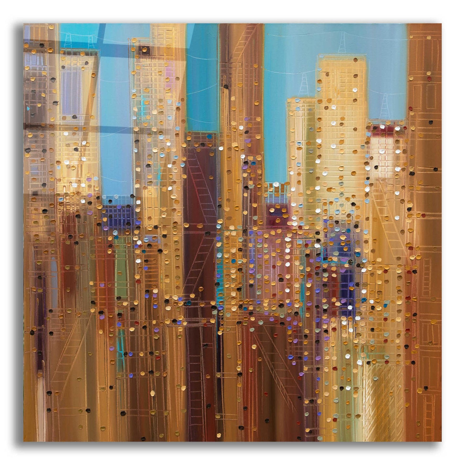 Epic Art 'Urban Empire' by Ekaterina Ermilkina Acrylic Glass Wall Art,12x12