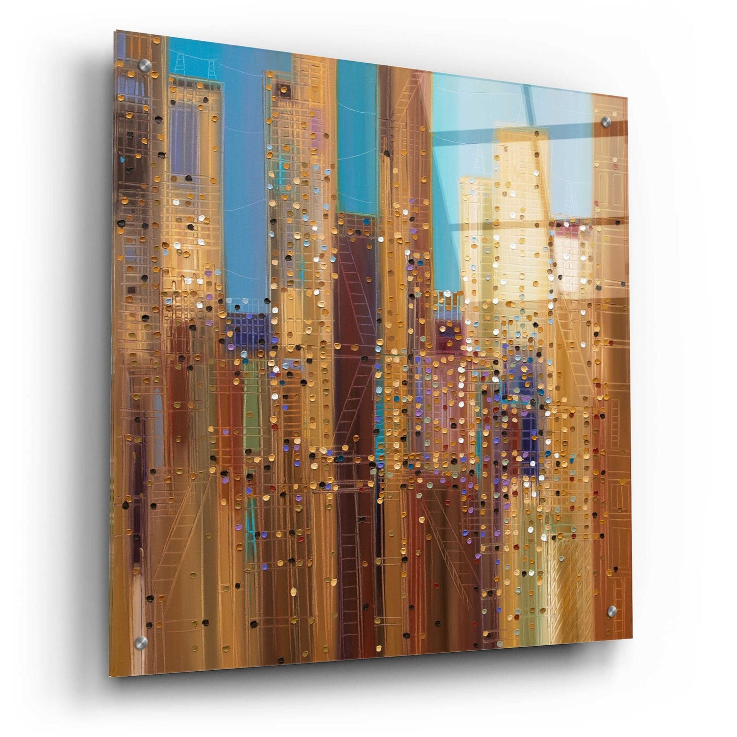 Epic Art 'Urban Empire' by Ekaterina Ermilkina Acrylic Glass Wall Art,24x24