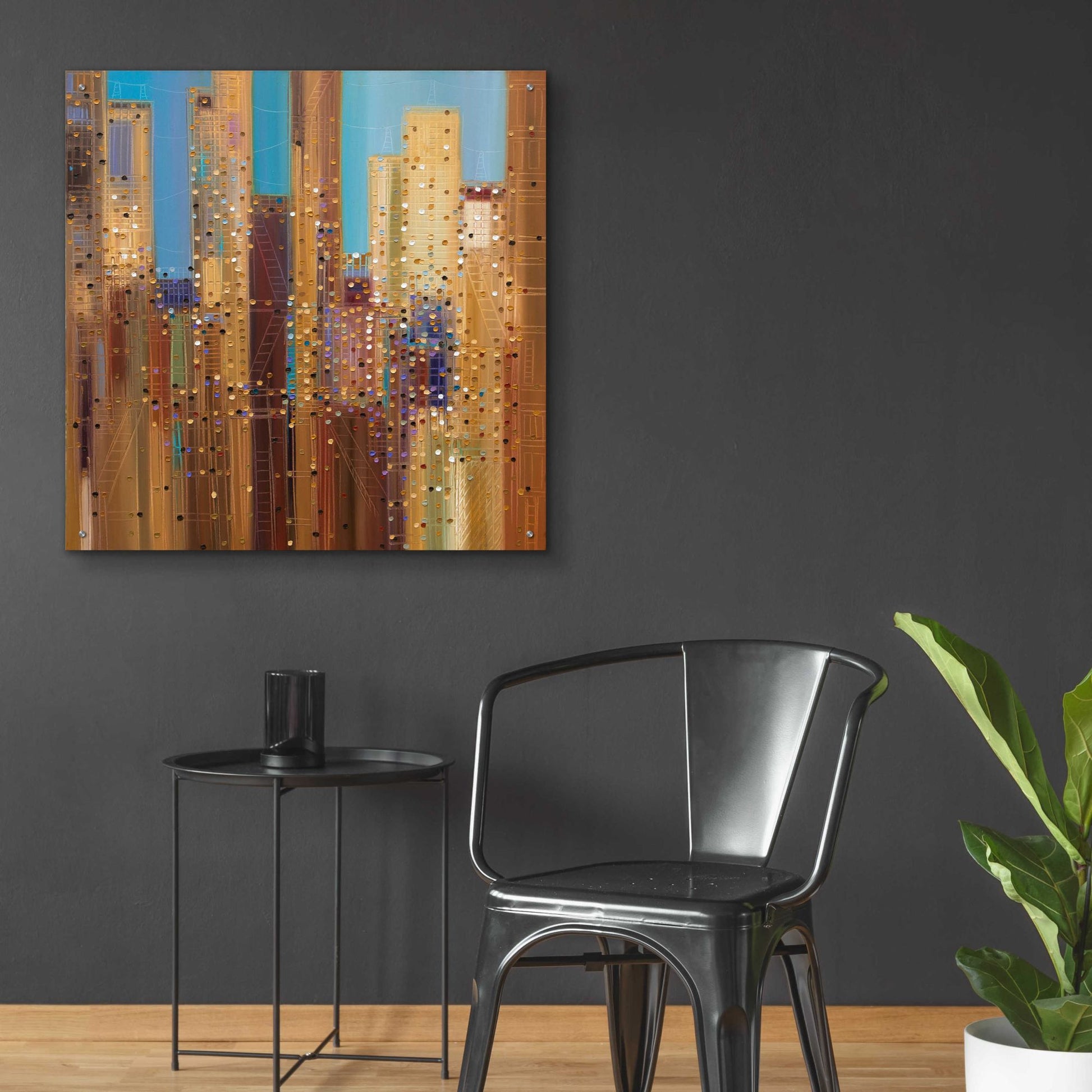 Epic Art 'Urban Empire' by Ekaterina Ermilkina Acrylic Glass Wall Art,36x36