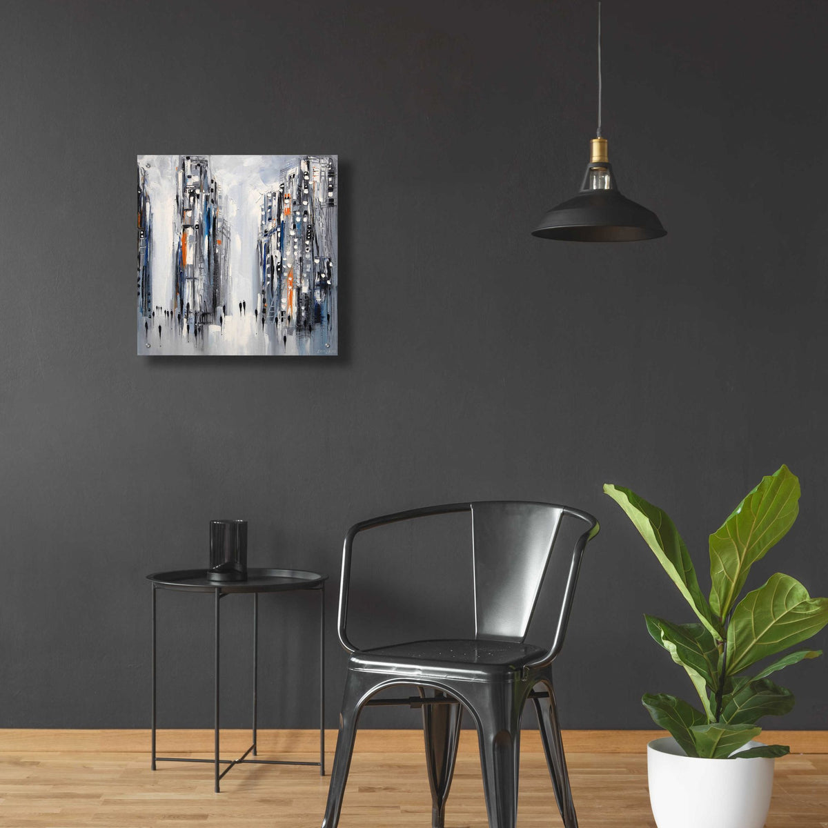 Epic Art 'City Escape' by Ekaterina Ermilkina Acrylic Glass Wall Art,24x24