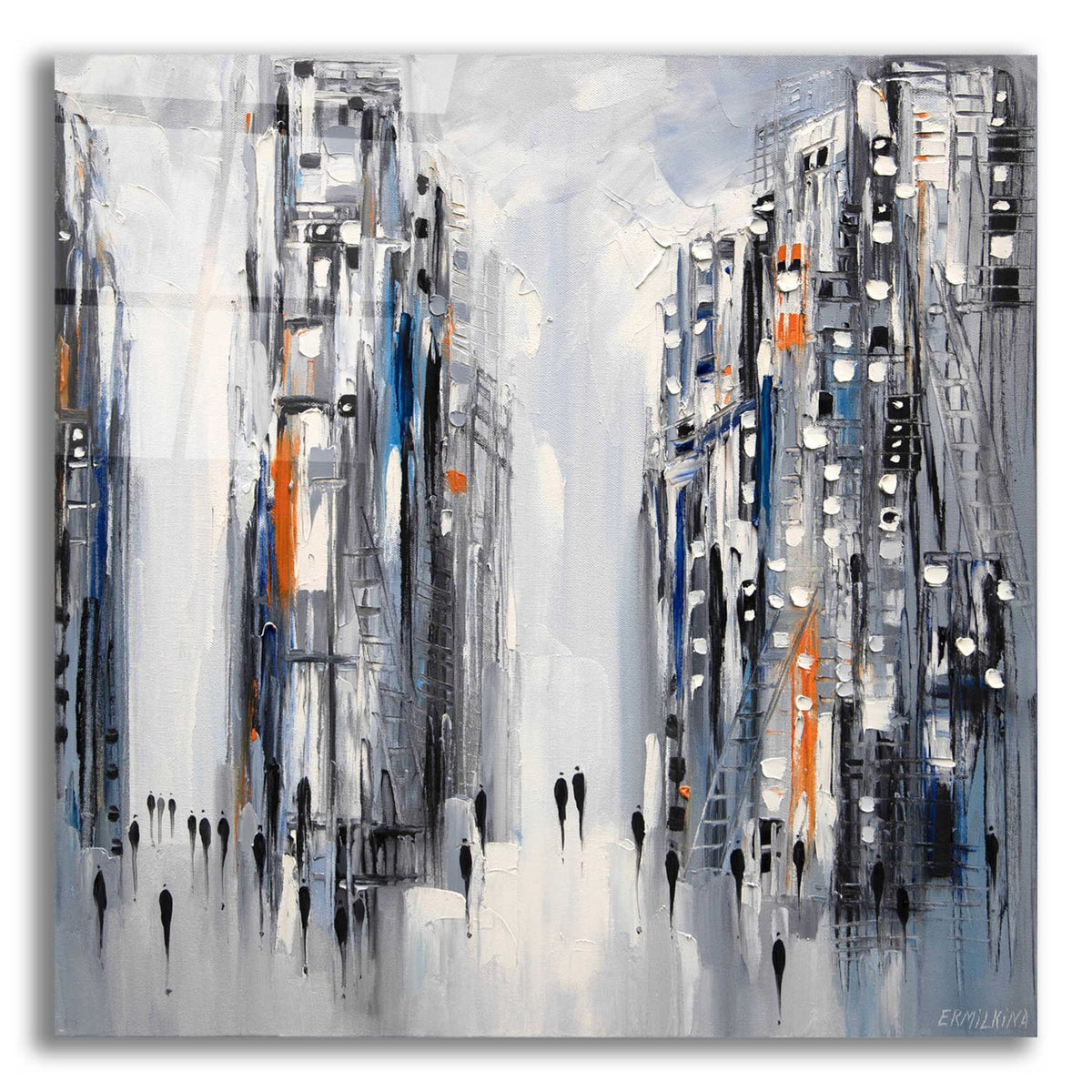 Epic Art 'City Escape' by Ekaterina Ermilkina Acrylic Glass Wall Art