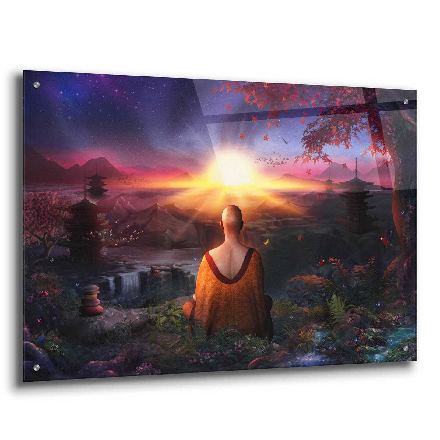 Epic Art 'A Magical Existence' by Cameron Gray Acrylic Glass Wall Art,36x24