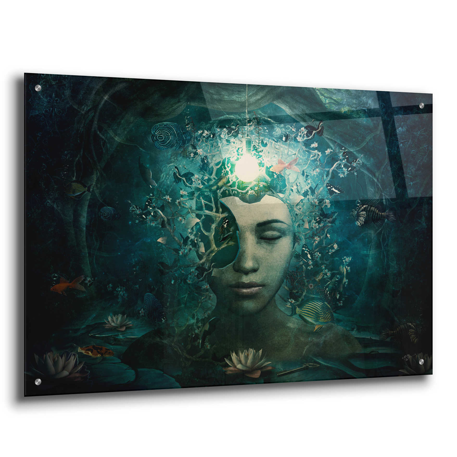 Epic Art 'Beautiful And Broken' by Cameron Gray Acrylic Glass Wall Art,36x24