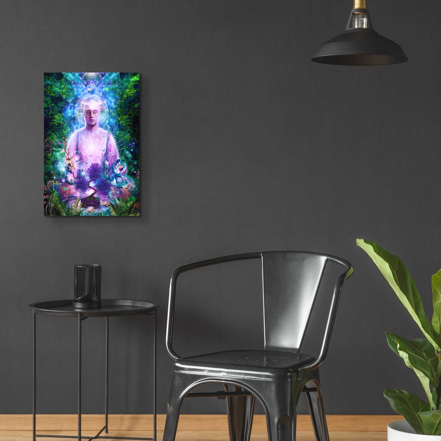 Epic Art 'Daily Meditation' by Cameron Gray Acrylic Glass Wall Art,16x24