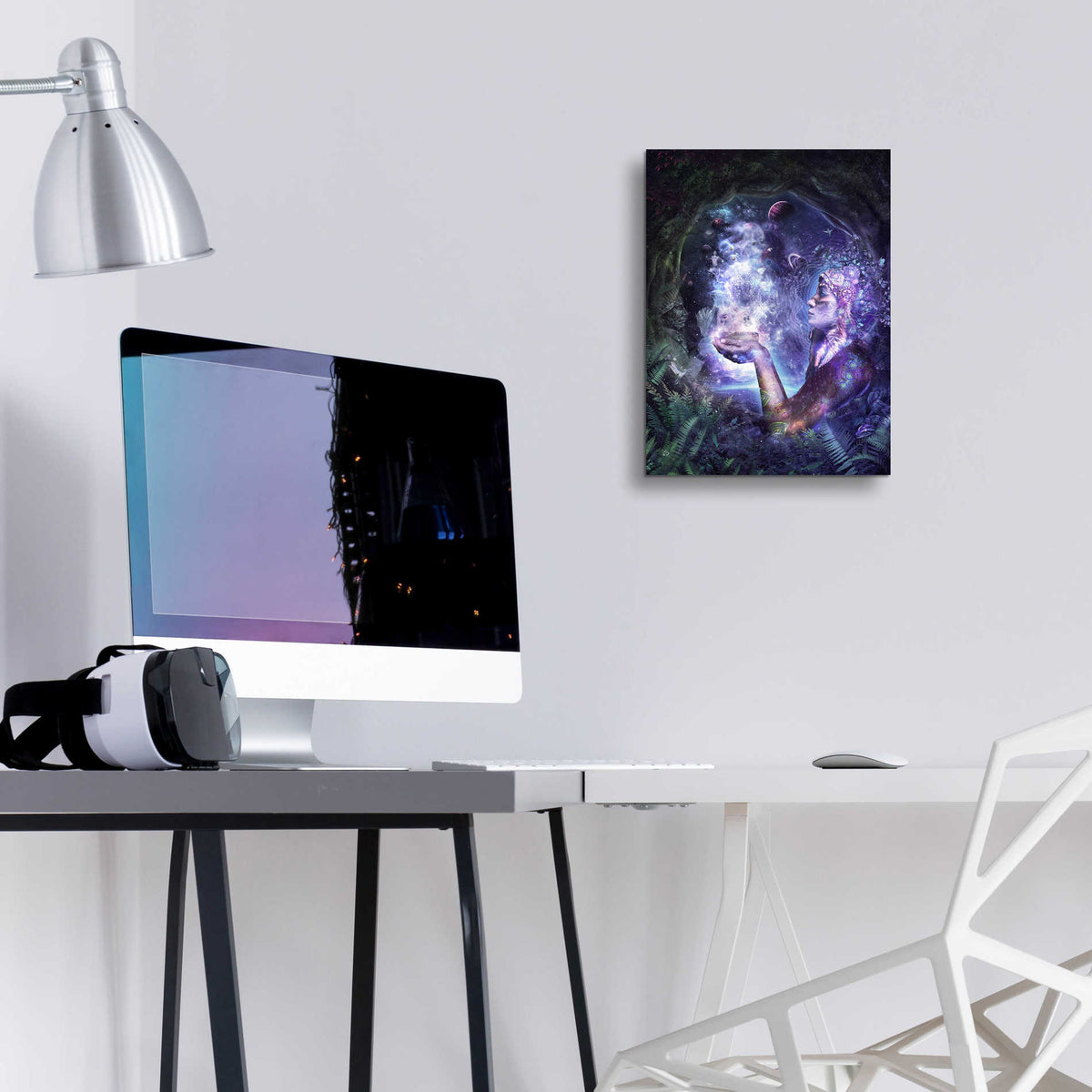 Epic Art 'Mother Aya' by Cameron Gray Acrylic Glass Wall Art,12x16