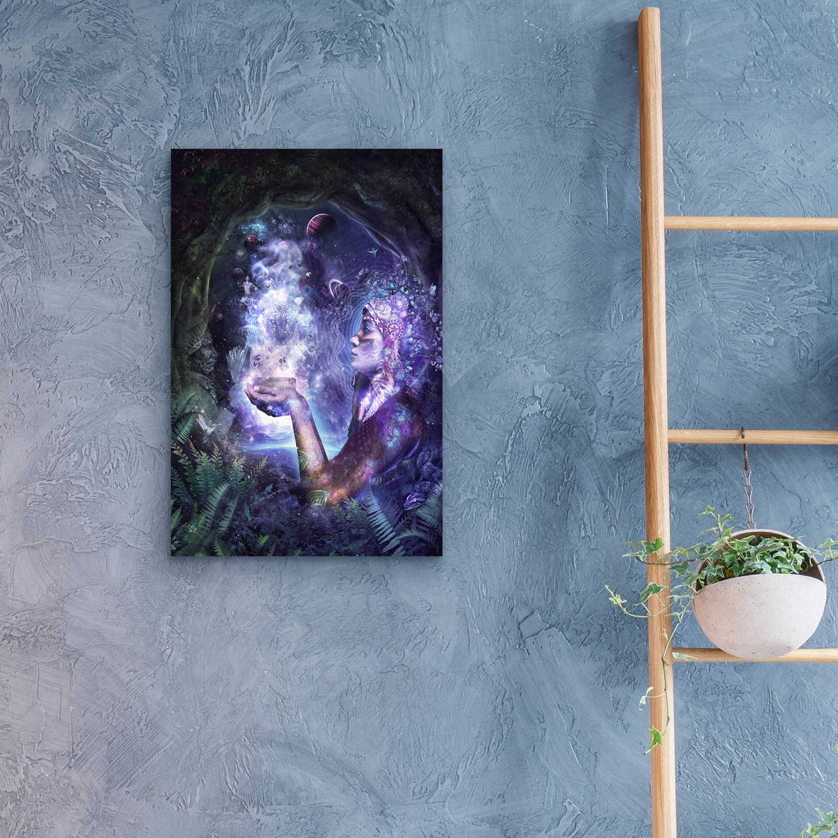 Epic Art 'Mother Aya' by Cameron Gray Acrylic Glass Wall Art,16x24