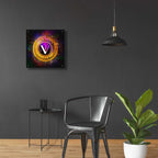 Epic Art 'Vechain Crypto Halo' by Epic Portfolio Acrylic Glass Wall Art,24x24