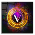 Epic Art 'Vechain Crypto Halo' by Epic Portfolio Acrylic Glass Wall Art