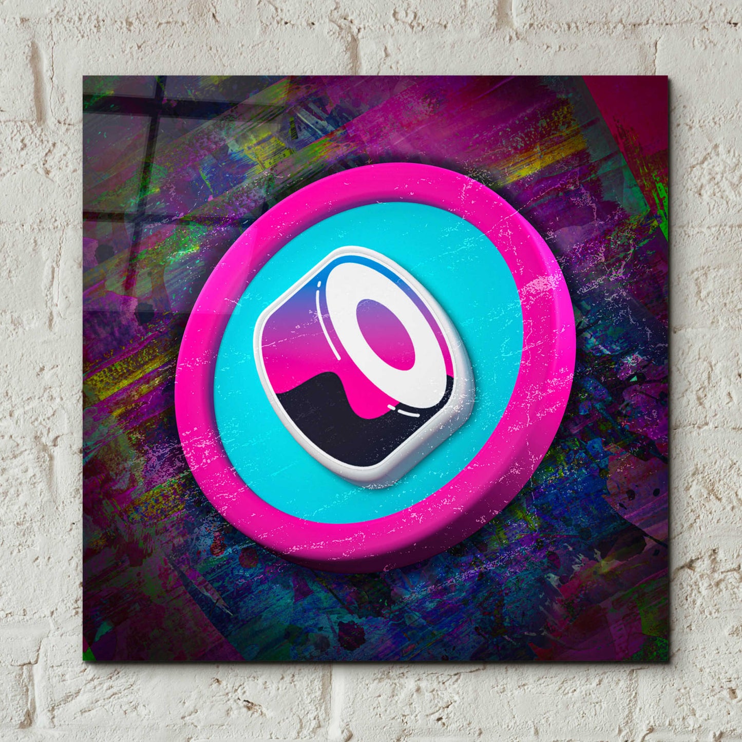 Epic Art 'Sushi Crypto' by Epic Art Portfolio, Acrylic Glass Wall Art,12x12