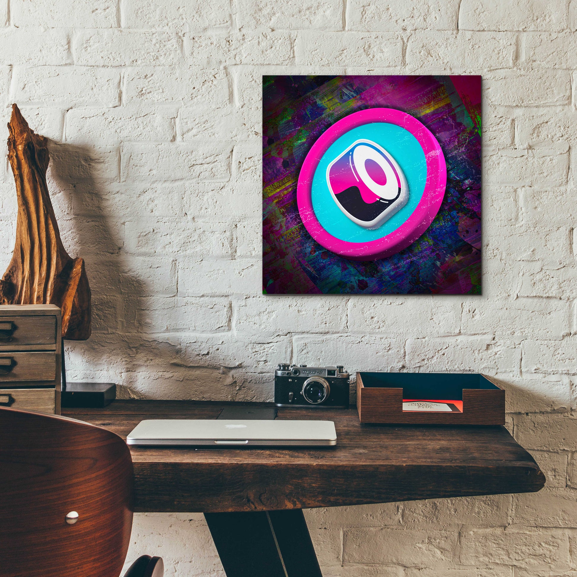 Epic Art 'Sushi Crypto' by Epic Art Portfolio, Acrylic Glass Wall Art,12x12