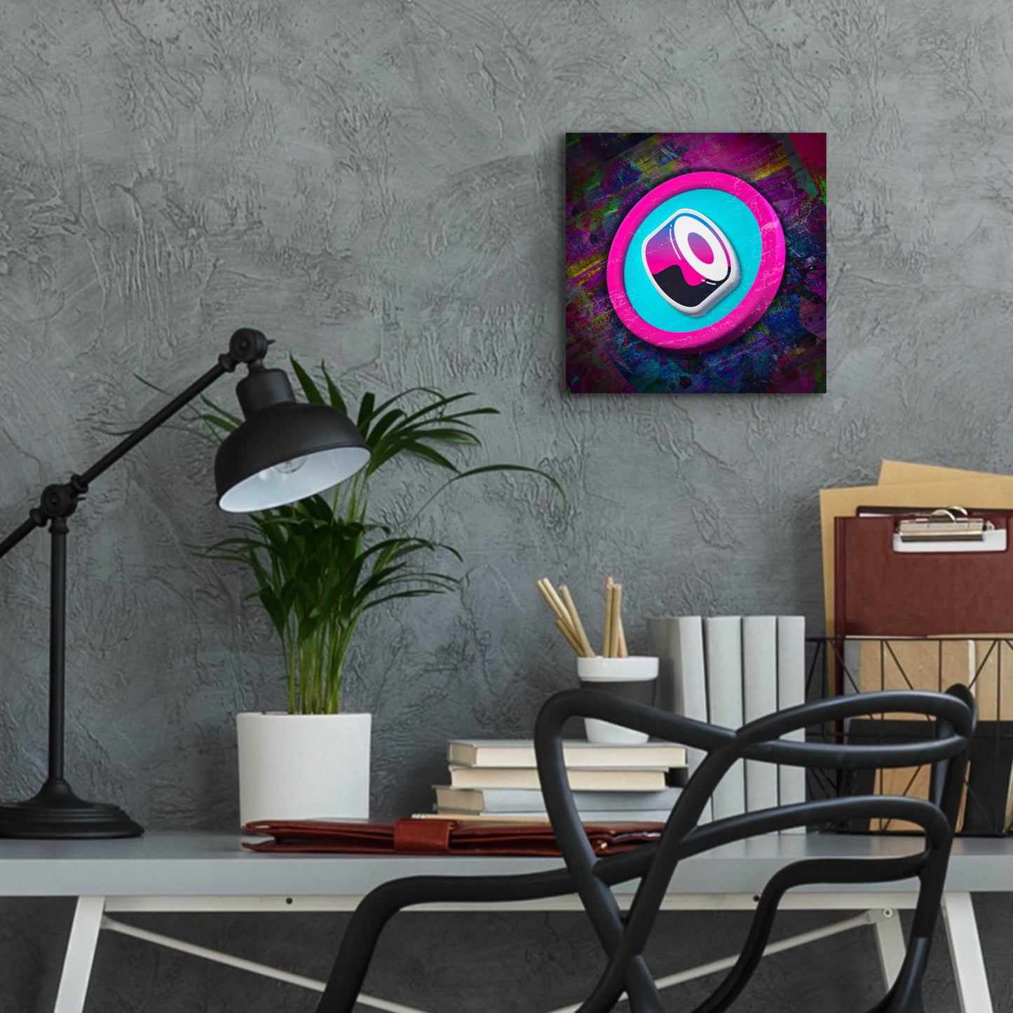 Epic Art 'Sushi Crypto' by Epic Art Portfolio, Acrylic Glass Wall Art,12x12