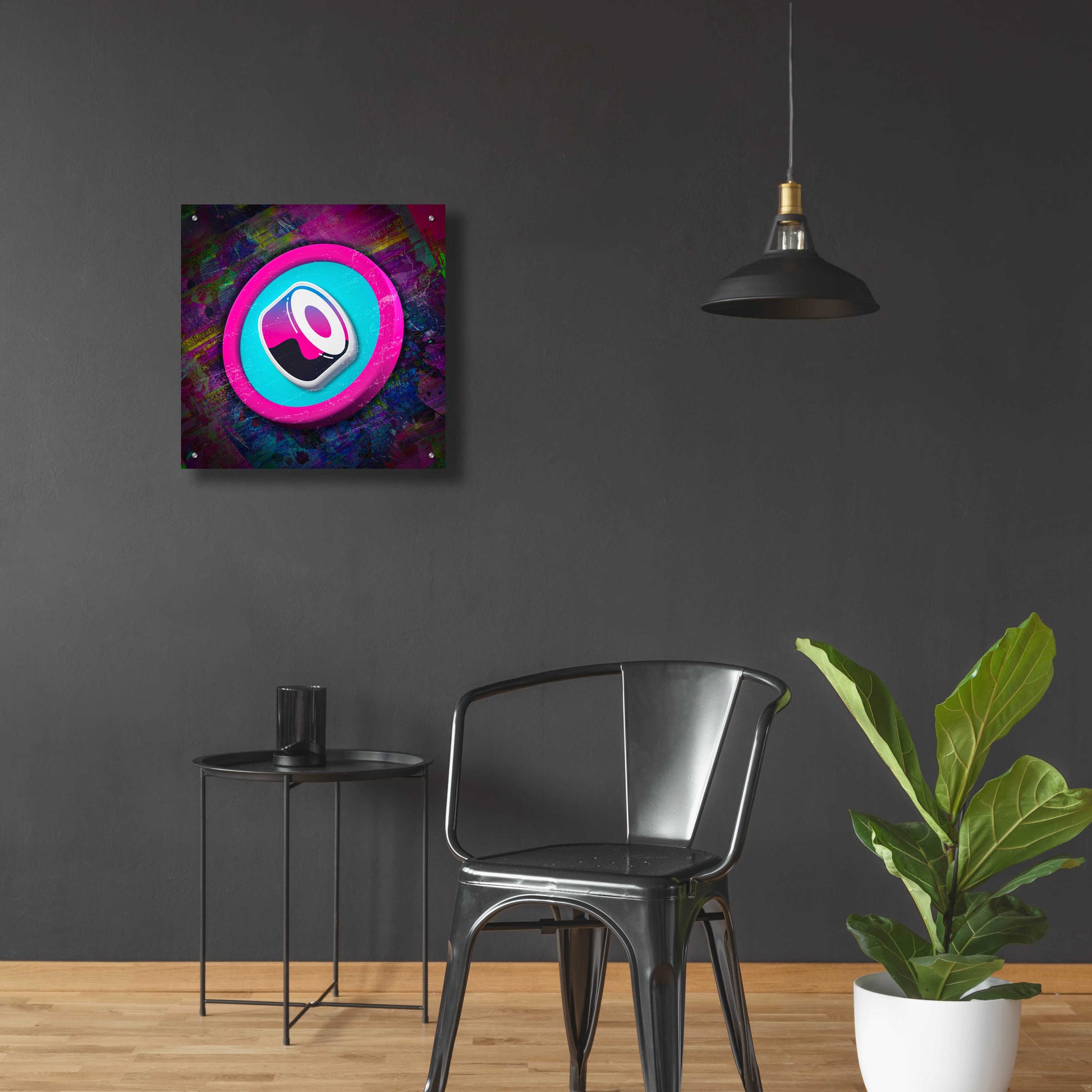 Epic Art 'Sushi Crypto' by Epic Art Portfolio, Acrylic Glass Wall Art,24x24