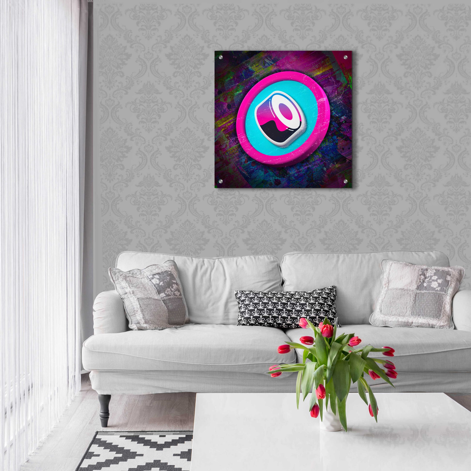 Epic Art 'Sushi Crypto' by Epic Art Portfolio, Acrylic Glass Wall Art,24x24