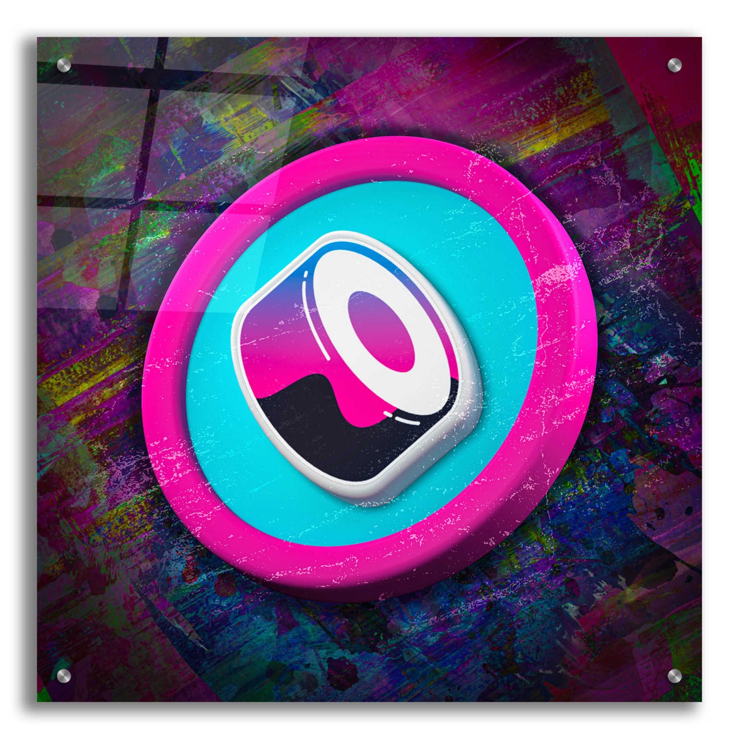 Epic Art 'Sushi Crypto' by Epic Art Portfolio, Acrylic Glass Wall Art,24x24