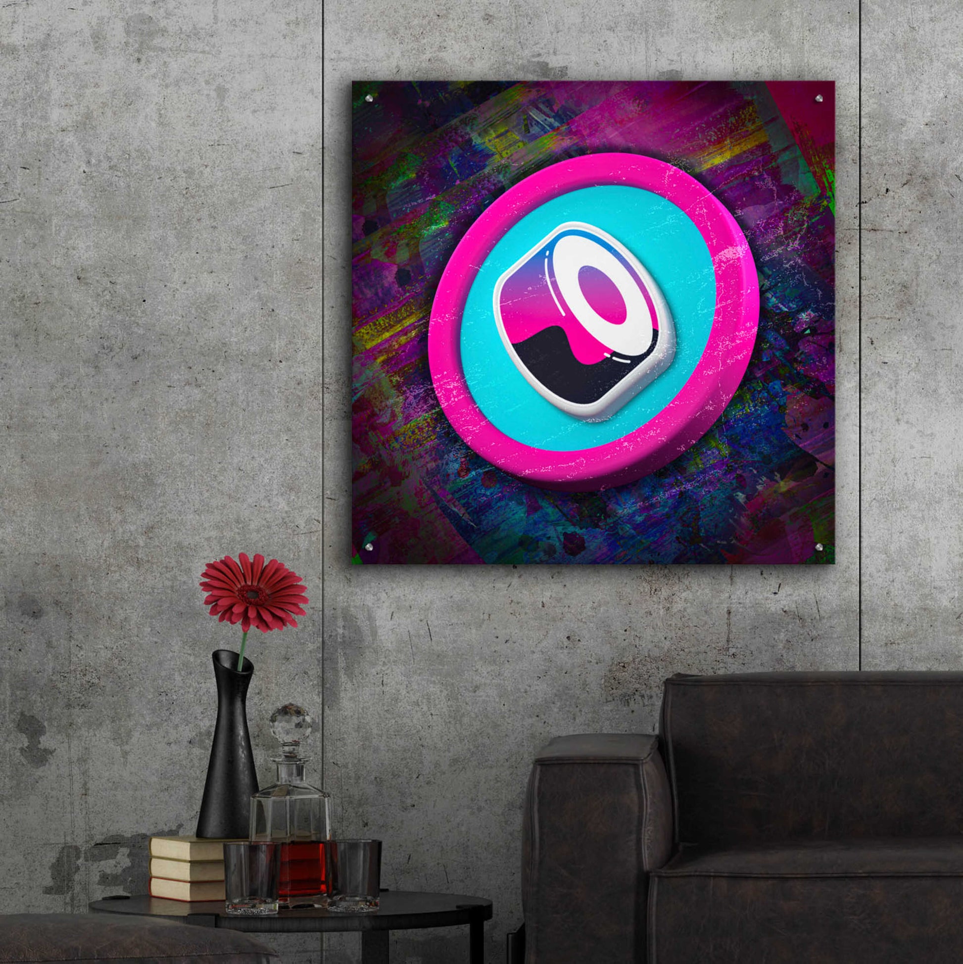 Epic Art 'Sushi Crypto' by Epic Art Portfolio, Acrylic Glass Wall Art,36x36