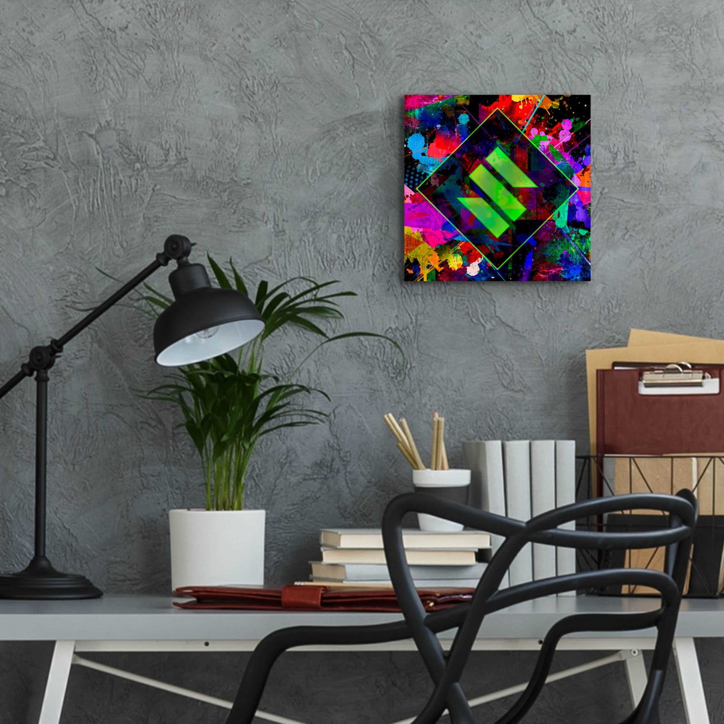 Epic Art 'SENT Crypto' by Epic Art Portfolio, Acrylic Glass Wall Art,12x12