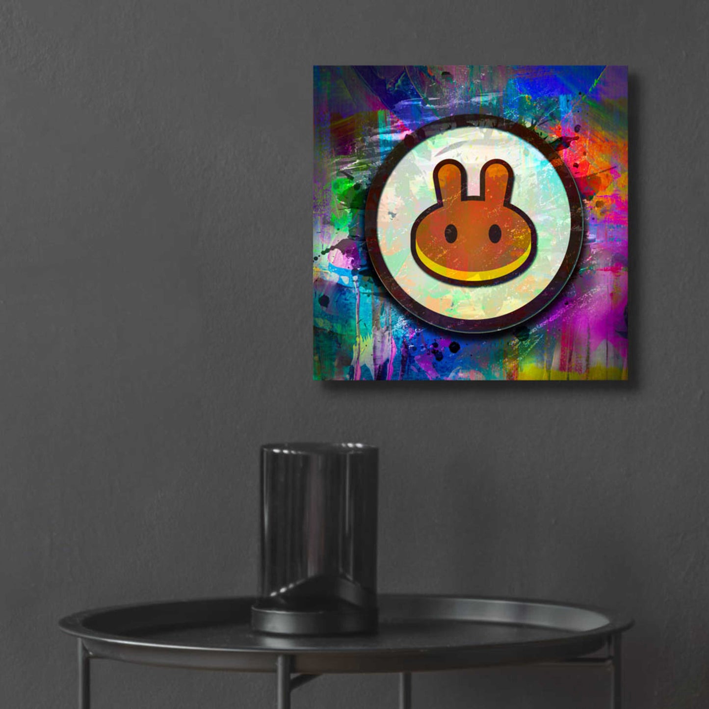 Epic Art 'Pancake Swap Crypto' by Epic Art Portfolio, Acrylic Glass Wall Art,12x12