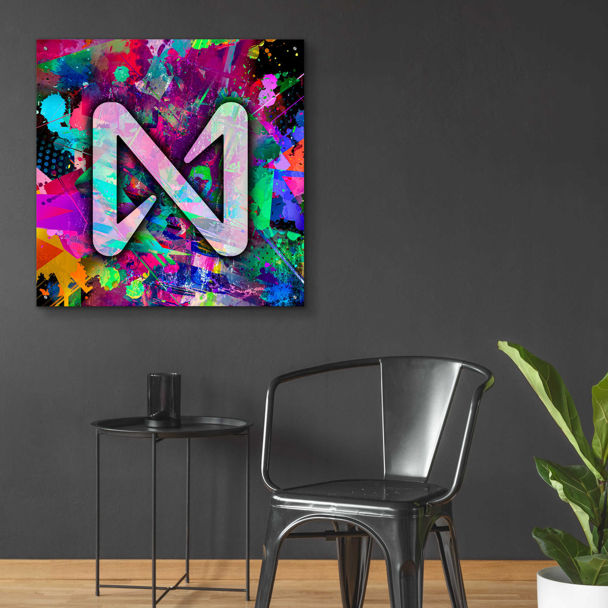 Epic Art 'NEAR Crypto' by Epic Art Portfolio, Acrylic Glass Wall Art,36x36