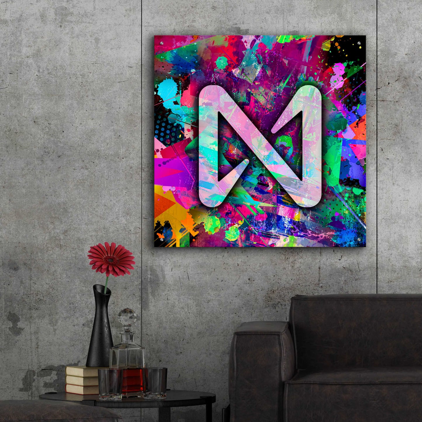 Epic Art 'NEAR Crypto' by Epic Art Portfolio, Acrylic Glass Wall Art,36x36